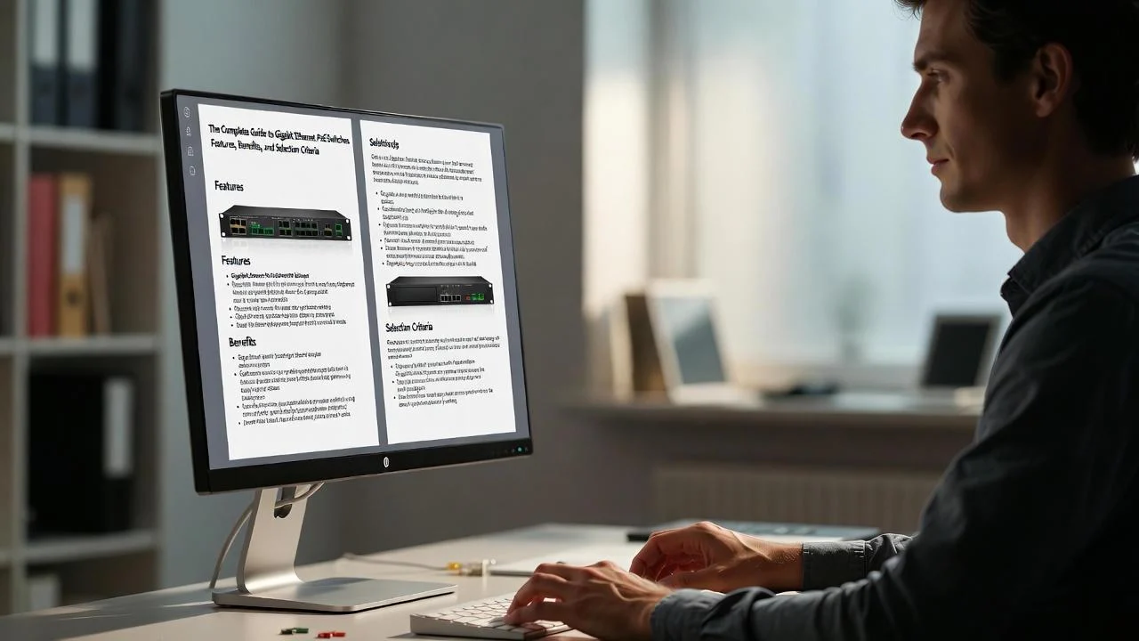 The Complete Guide to Gigabit Ethernet PoE Switches: Features, Benefits, and Selection Criteria