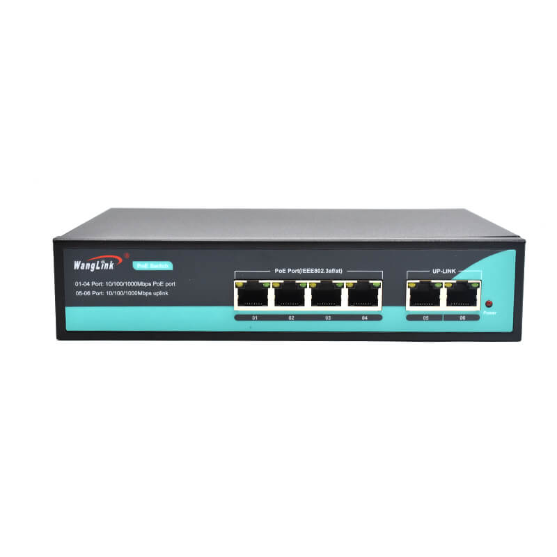 SG42P | Unmanaged Gigabit Switch PoE 4 Port 2 Ethernet Uplink