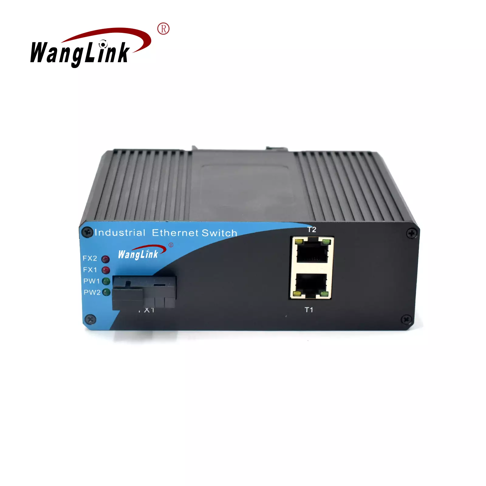 Product gallery: ISF201P | Unmanaged Fast-Ethernet-Industrielle Netzwerk-Switch PoE