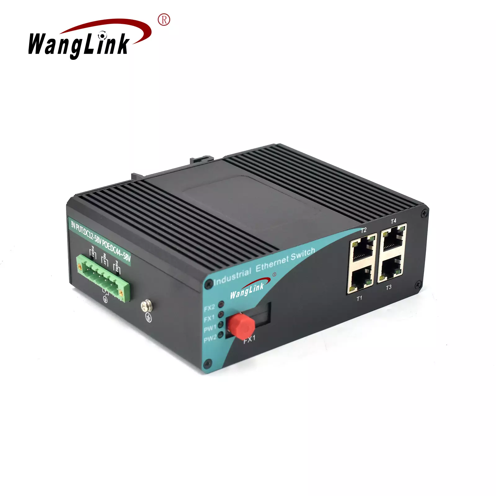 Product gallery: ISF401P | Unmanaged 10/100Mbps 4-Port Industrielle Poe Schalter