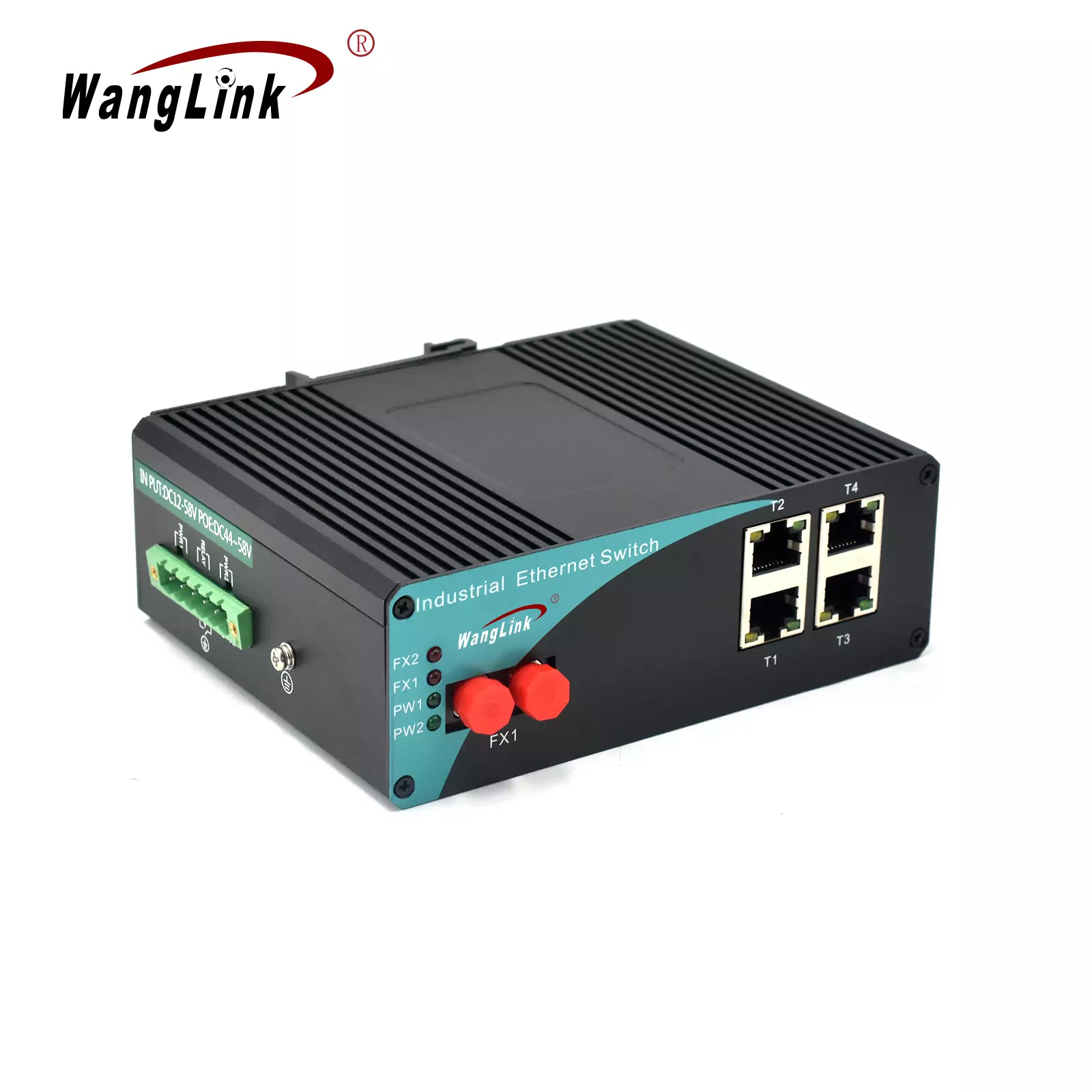 Product gallery: ISF401P | Unmanaged 10/100Mbps 4-Port Industrielle Poe Schalter