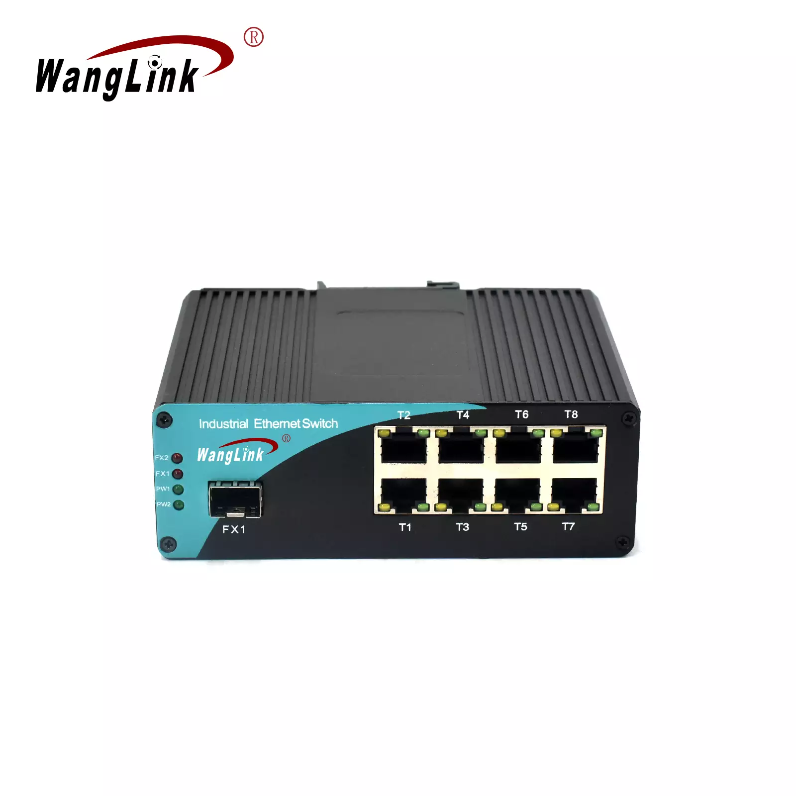 ISF801P | Fast-Ethernet 8-Port Industrial Unmanaged Poe Switch