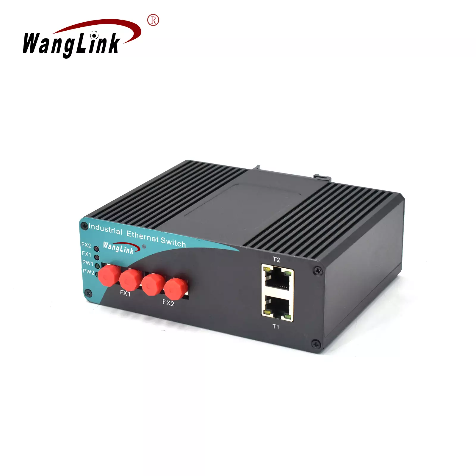 Product gallery: ISF202P | Unmanaged Industrial Poe Switch 2FE 2SFP/SC/ST/FC