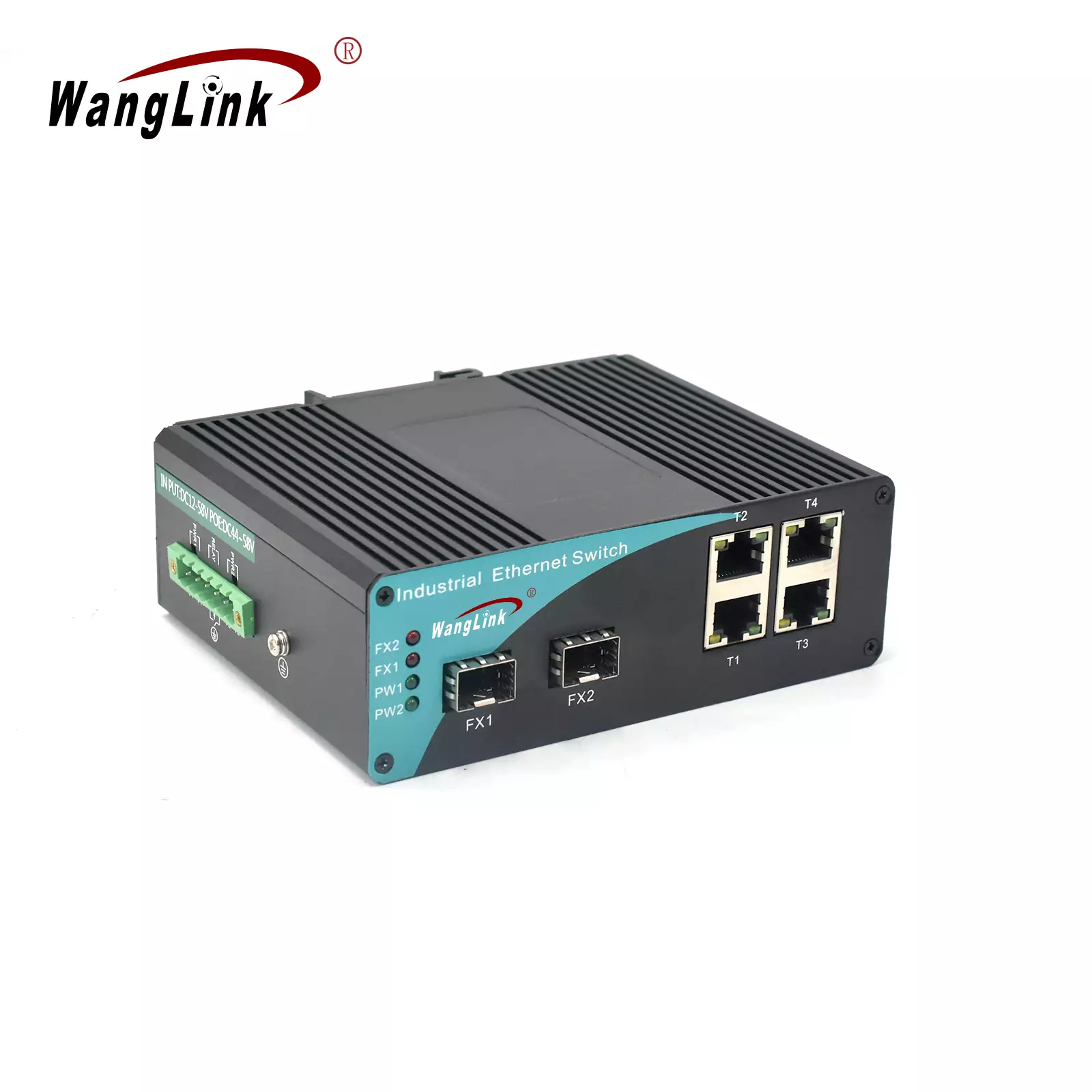 Product gallery: ISF402P | Industrial-Ethernet-PoE-Switch 4FE-und 2 SFP – /SC/FC/ST/LC