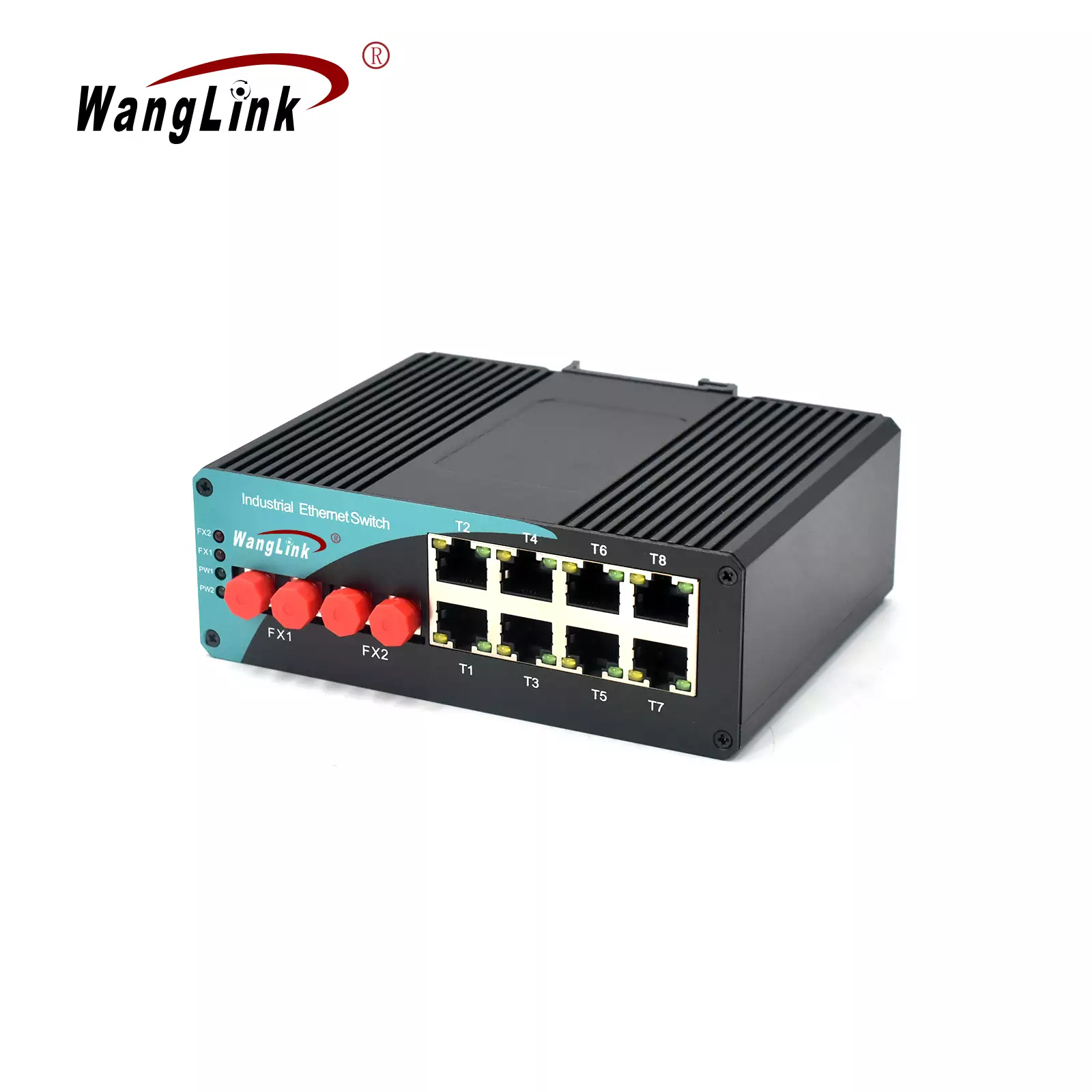 Product gallery: ISF802P | Unmanaged PoE Industrial Switch 8 FE, 2 SFP – /SC/LC/FC/ST