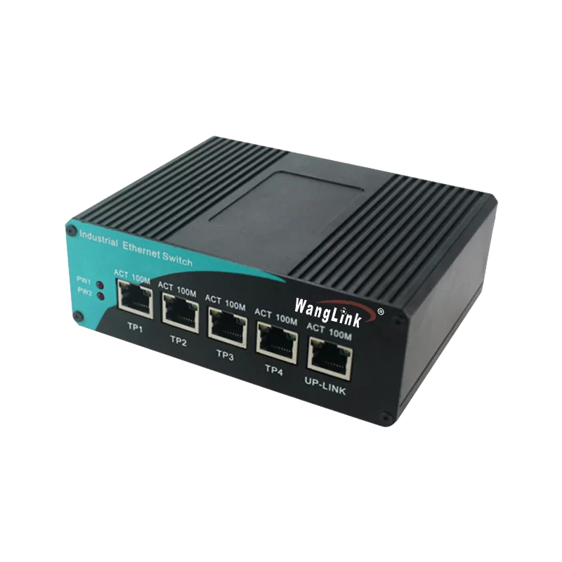 Product gallery: ISF410P | Unmanaged Industrial PoE Switch 5-Port-Fast-Ethernet