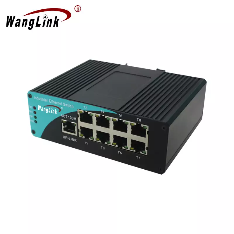 Product gallery: ISF810P | Unmanaged Industrial PoE Switch 8 Port 1 UPLINK