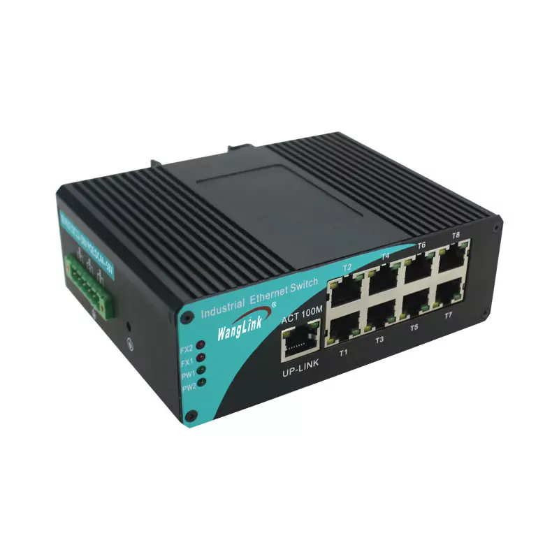 Product gallery: ISF810P | Unmanaged Industrial PoE Switch 8 Port 1 UPLINK