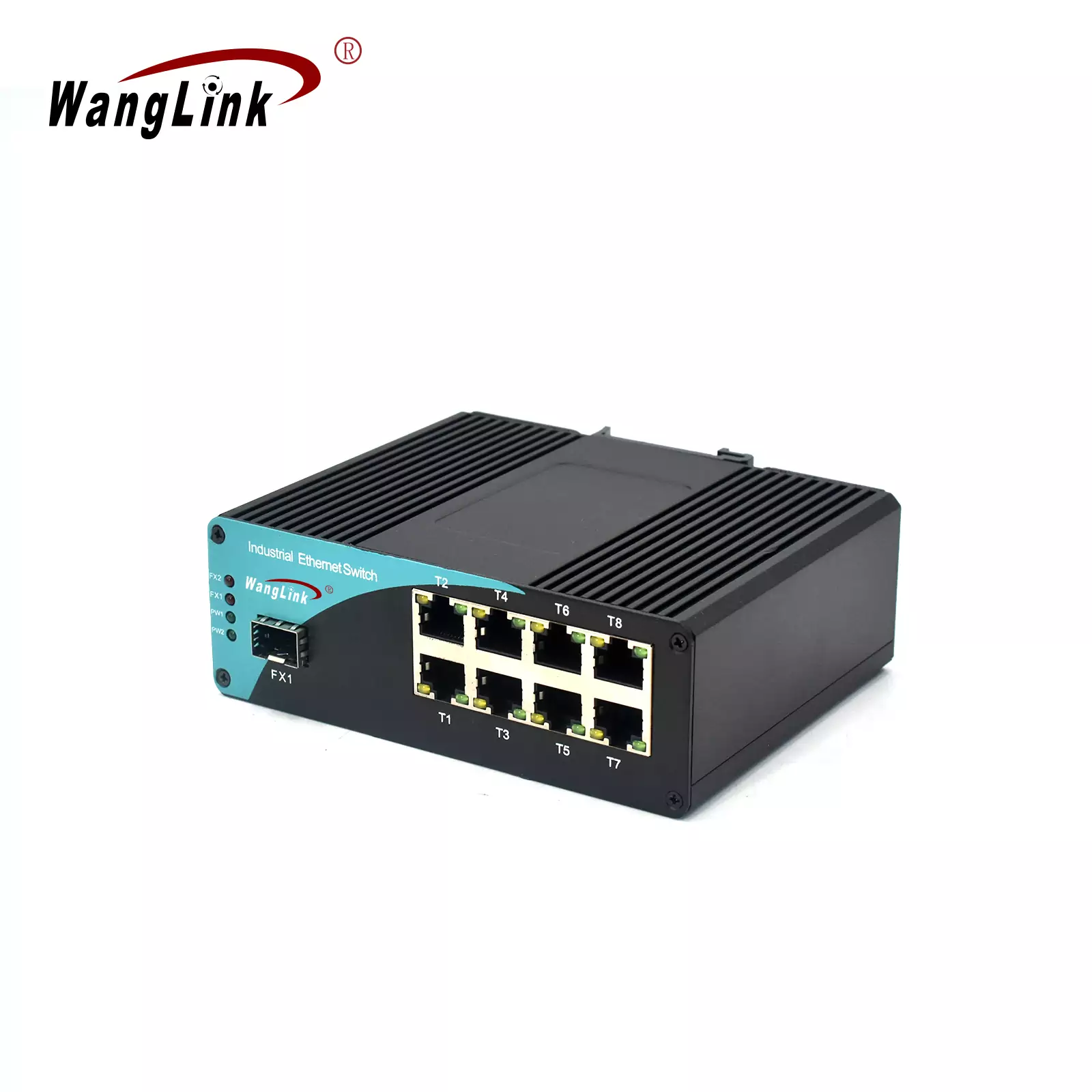 Product gallery: ISG801P | Industrial 8 Port Poe Switch 1 SFP/SC/LC/FC/ST