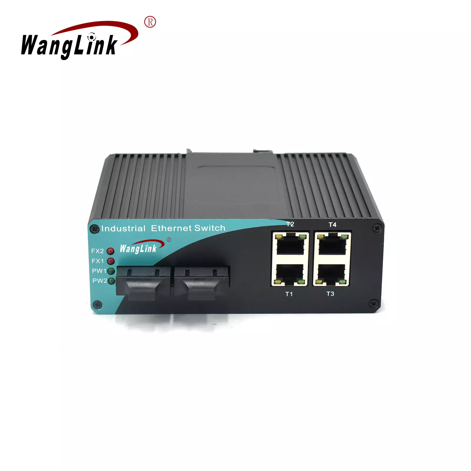 Product gallery: ISG402P | Industrial Gigabit PoE-Switch 4 port 2 SFP/LC/SC/FC/ST