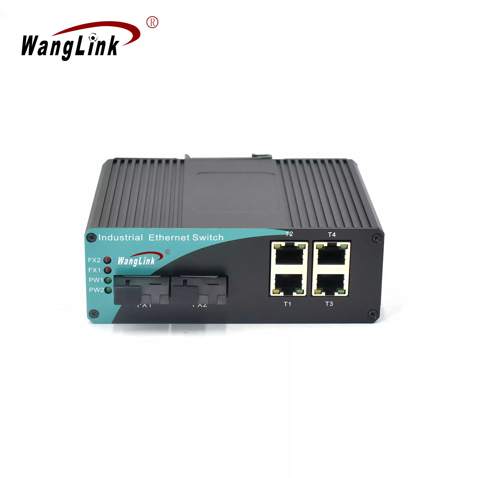 Product gallery: ISG402P | Industrial Gigabit PoE-Switch 4 port 2 SFP/LC/SC/FC/ST