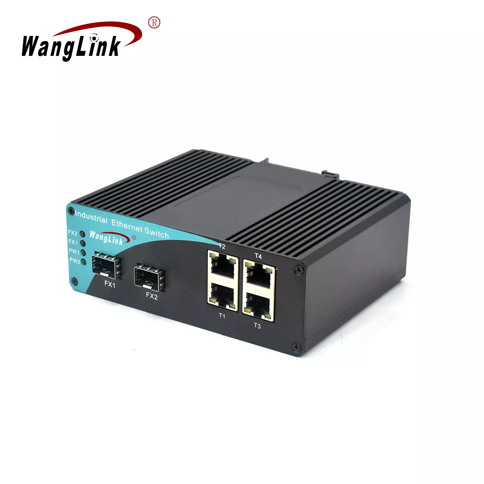Product gallery: ISG402P | Industrial Gigabit PoE-Switch 4 port 2 SFP/LC/SC/FC/ST