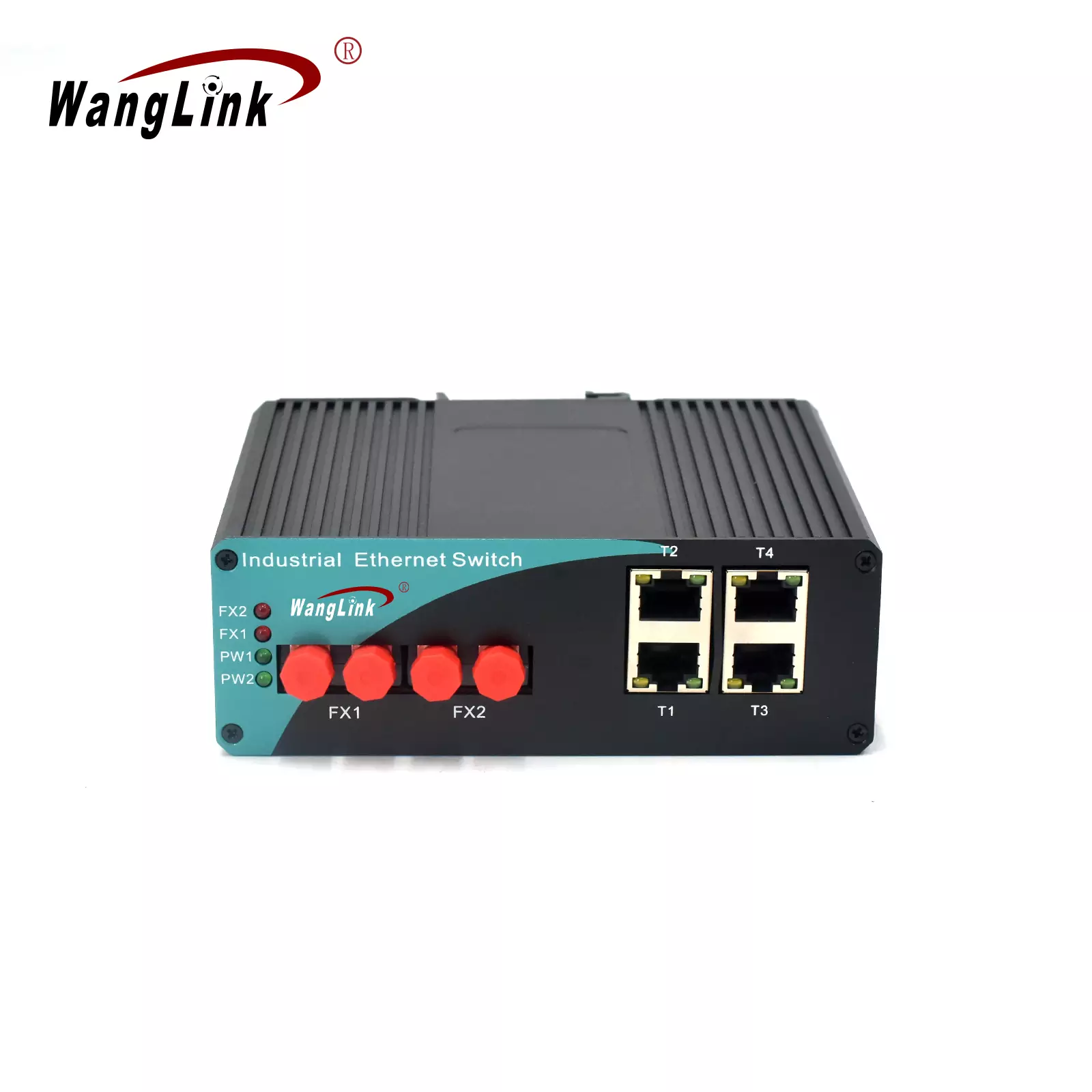 Product gallery: ISG402P | Industrial Gigabit PoE-Switch 4 port 2 SFP/LC/SC/FC/ST