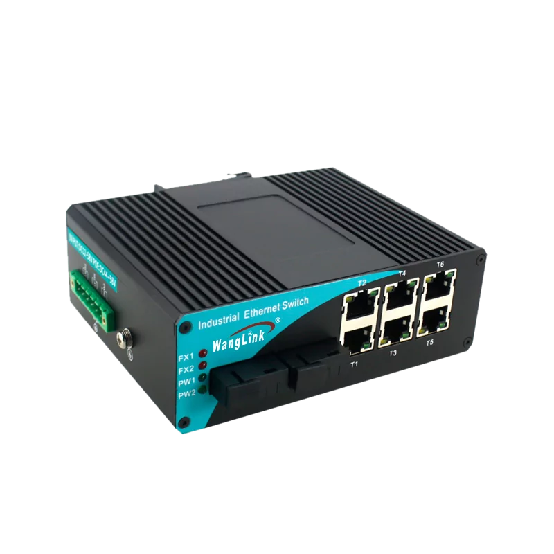 Product gallery: ISG602P | Industrial Gigabit PoE-Switch 6 Port 2 SFP – /SC/FC/LC/ST