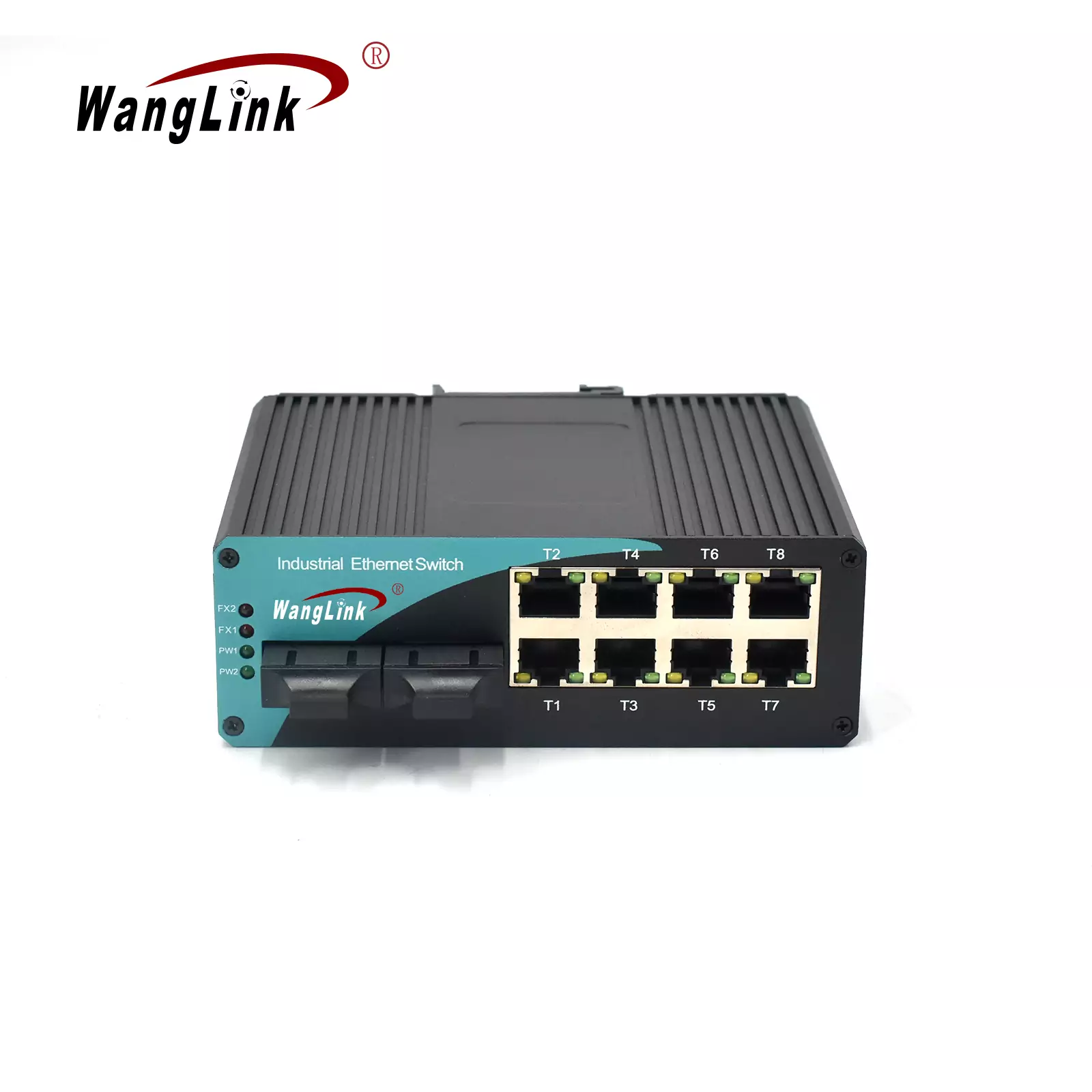 Product gallery: ISG802P | Gigabit 8 Port Industrielle PoE Schalter 2 SFP/SC/LC/FC/ST