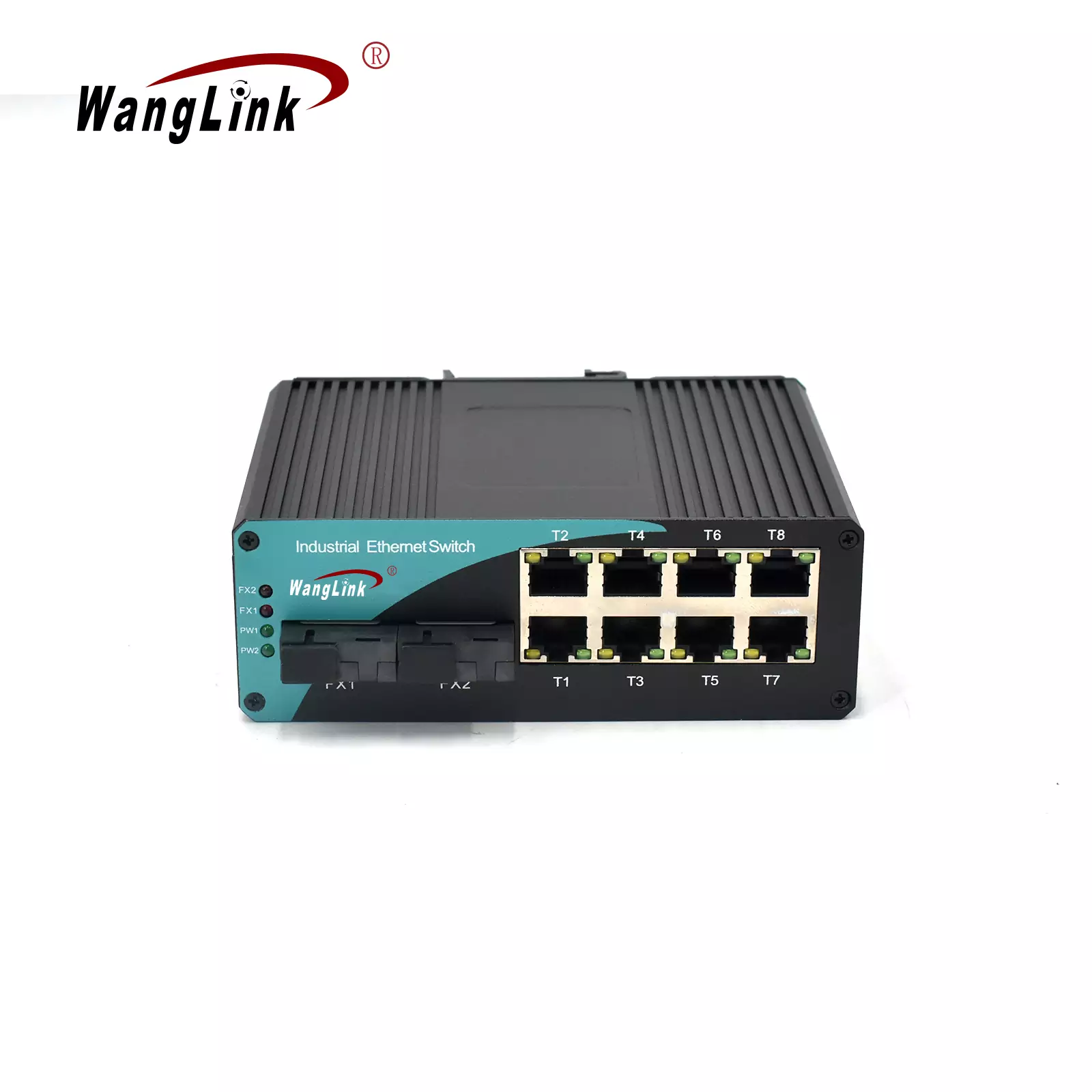 Product gallery: ISG802P | Gigabit 8 Port Industrielle PoE Schalter 2 SFP/SC/LC/FC/ST