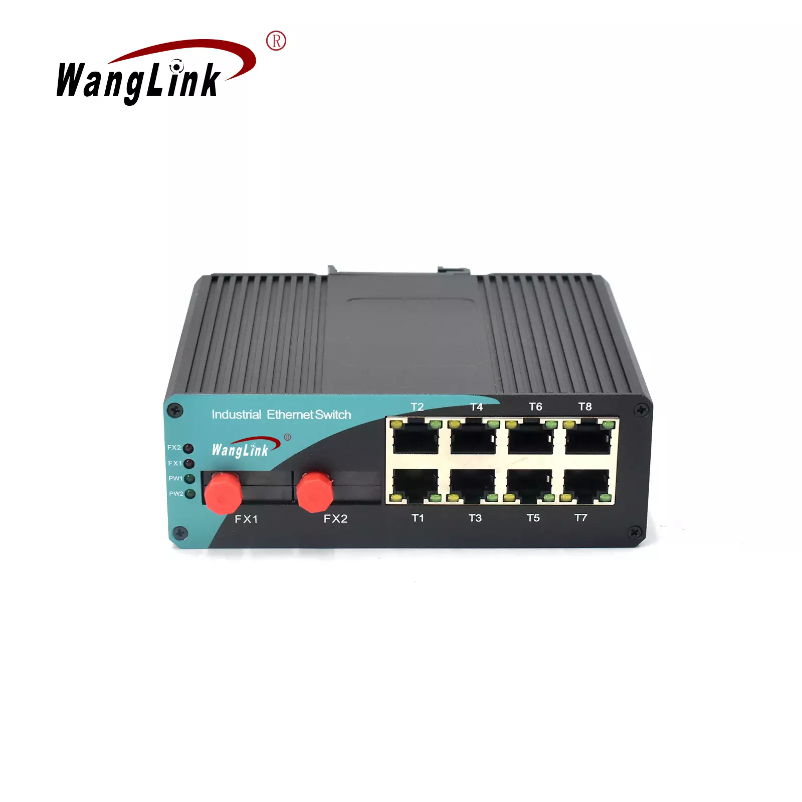 Product gallery: ISG802P | Gigabit 8 Port Industrielle PoE Schalter 2 SFP/SC/LC/FC/ST