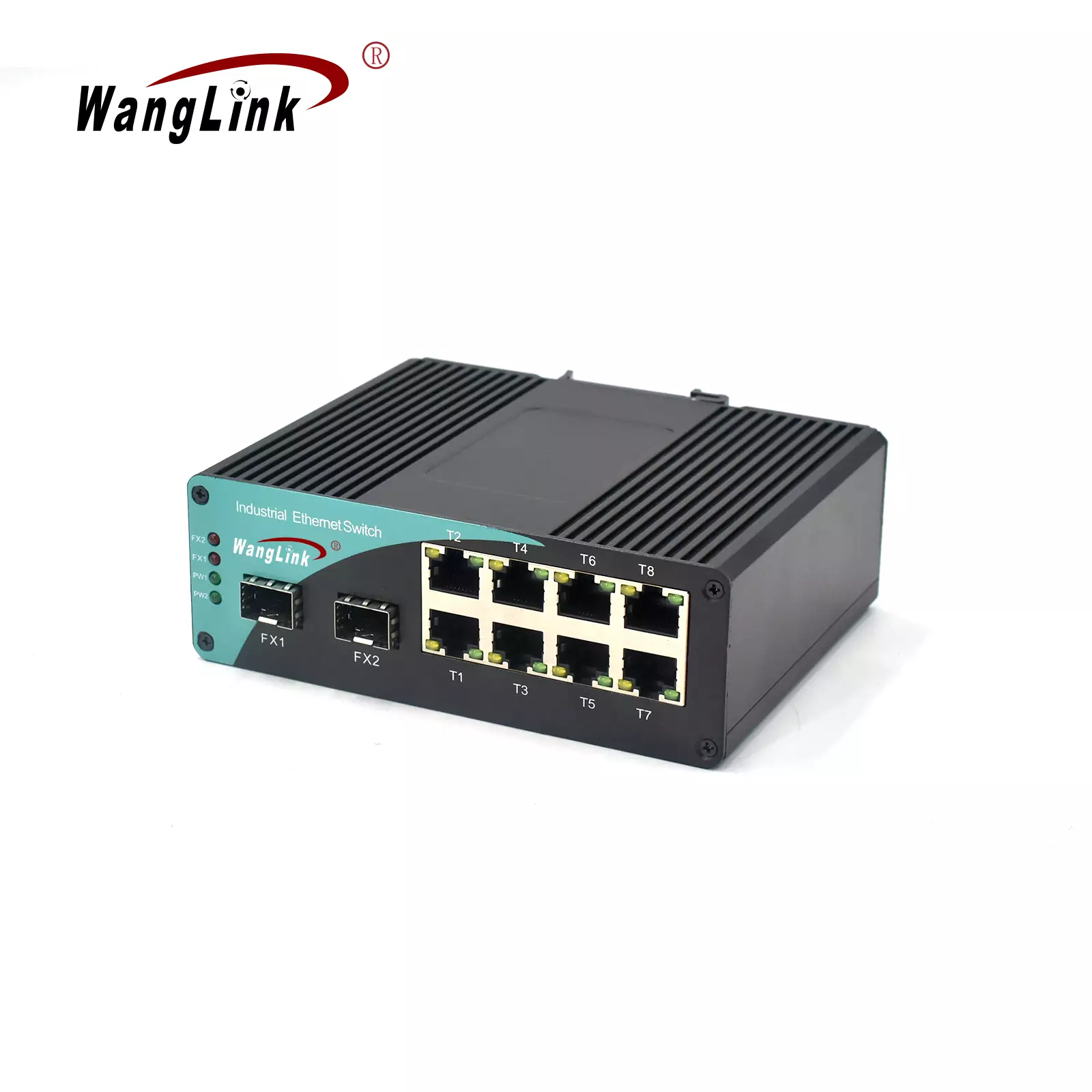 Product gallery: ISG802P | Gigabit 8 Port Industrielle PoE Schalter 2 SFP/SC/LC/FC/ST