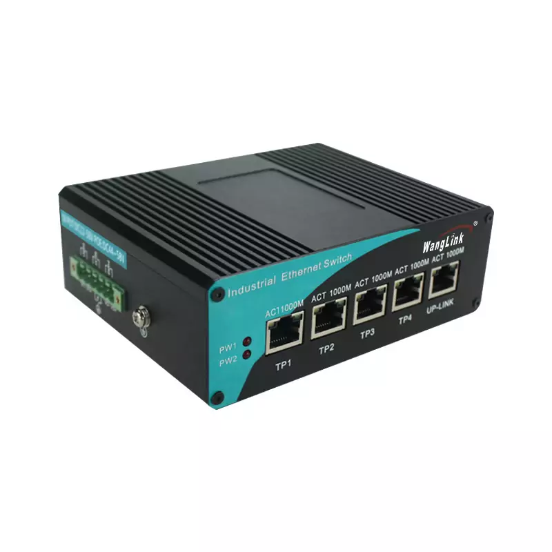 Product gallery: ISG410P | Gigabit 5 Port Industrielle PoE Schalter Mit 1 Uplink