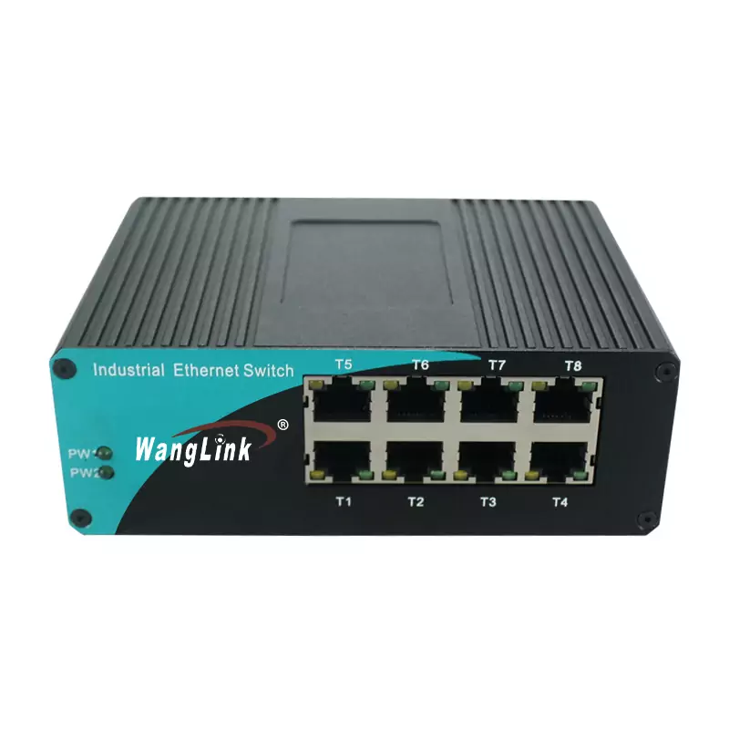 Product gallery: ISG08P | Gigabit 8-Port Industrieller PoE-Switch