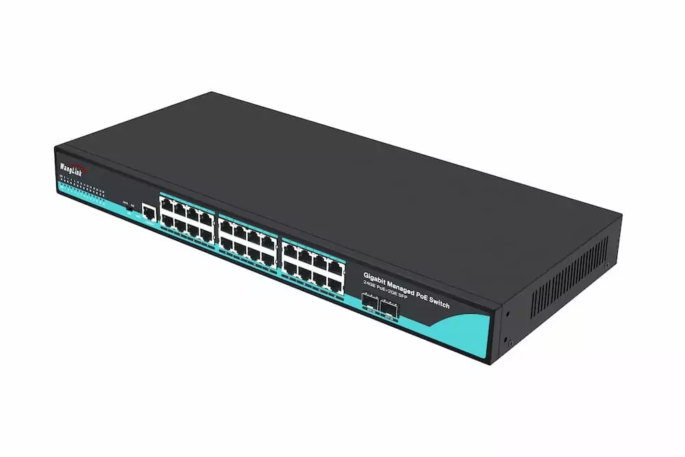Product gallery: SG2402MP | Gigabit 24-Port Managed PoE-Switch mit 2 SFP