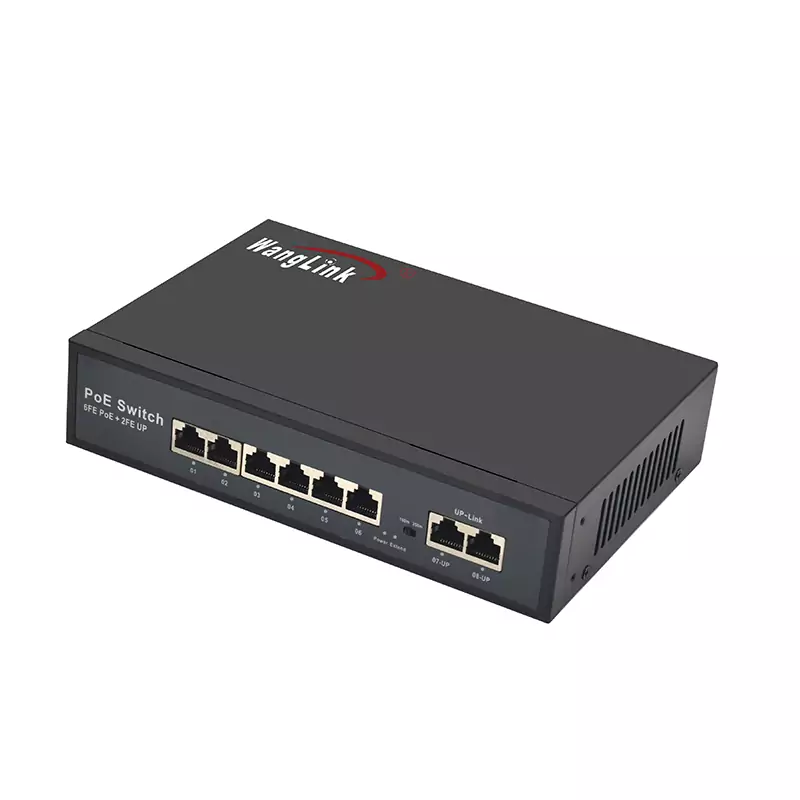 Product gallery: SF62P | Fast Ethernet 6 Port PoE-Switch
