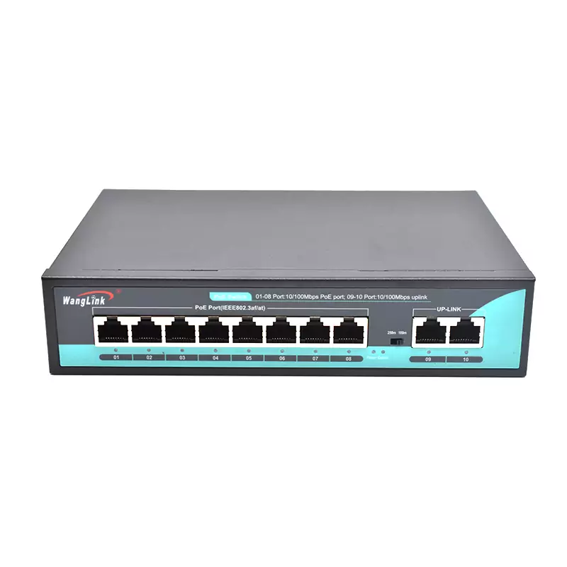 Product gallery: SF82P | Fast-Ethernet-PoE Powered Switch 8 Port 2 FE Uplink