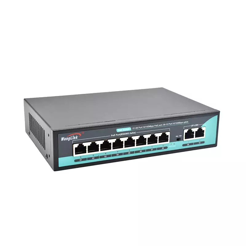 Product gallery: SF82P | Fast-Ethernet-PoE Powered Switch 8 Port 2 FE Uplink