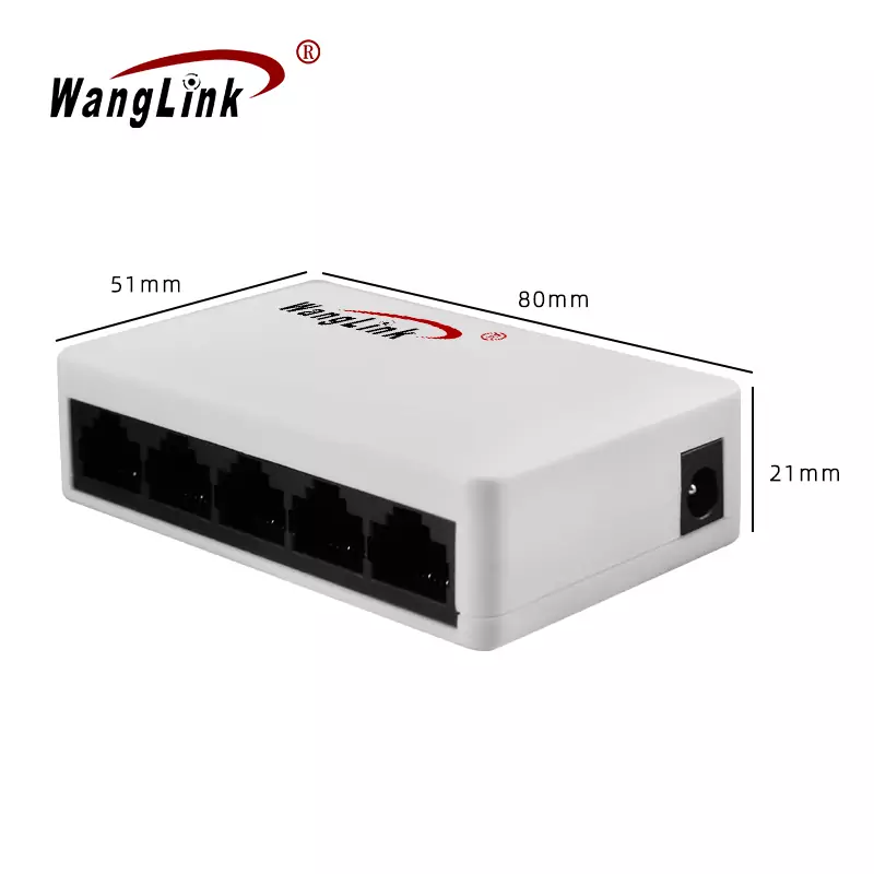 Product size: SF05S | Schnell unmanged ethernet 5-port-ethernet-switch