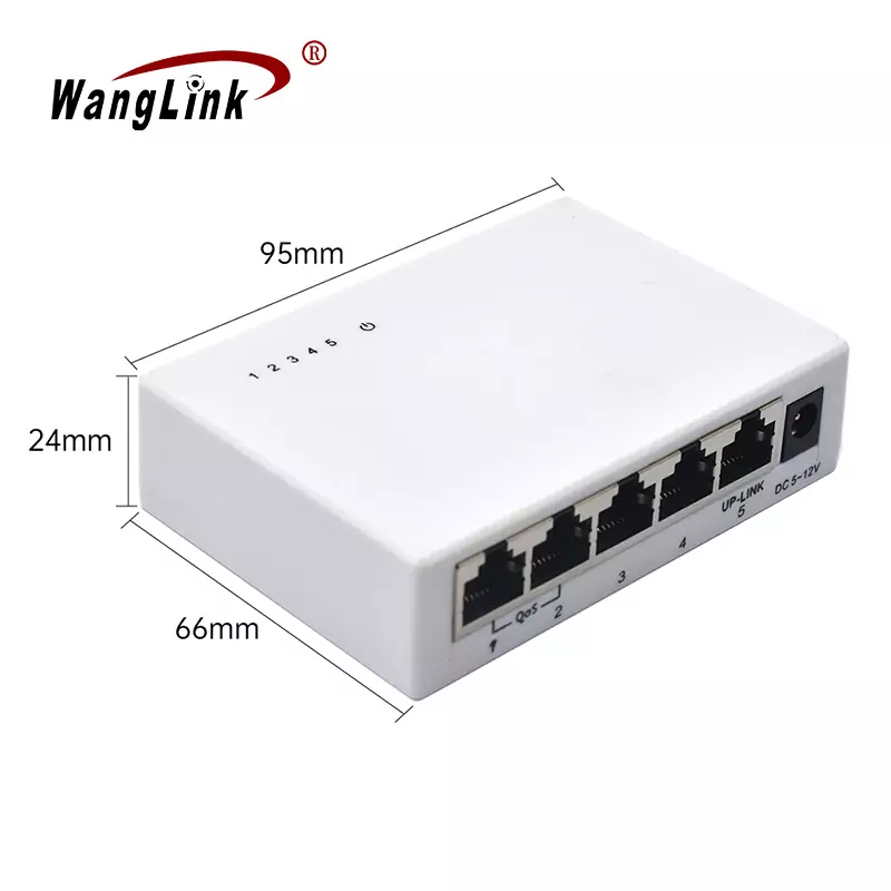 Product size: SF05S-V2 | Unmanaged fast ethernet switch 5-Port