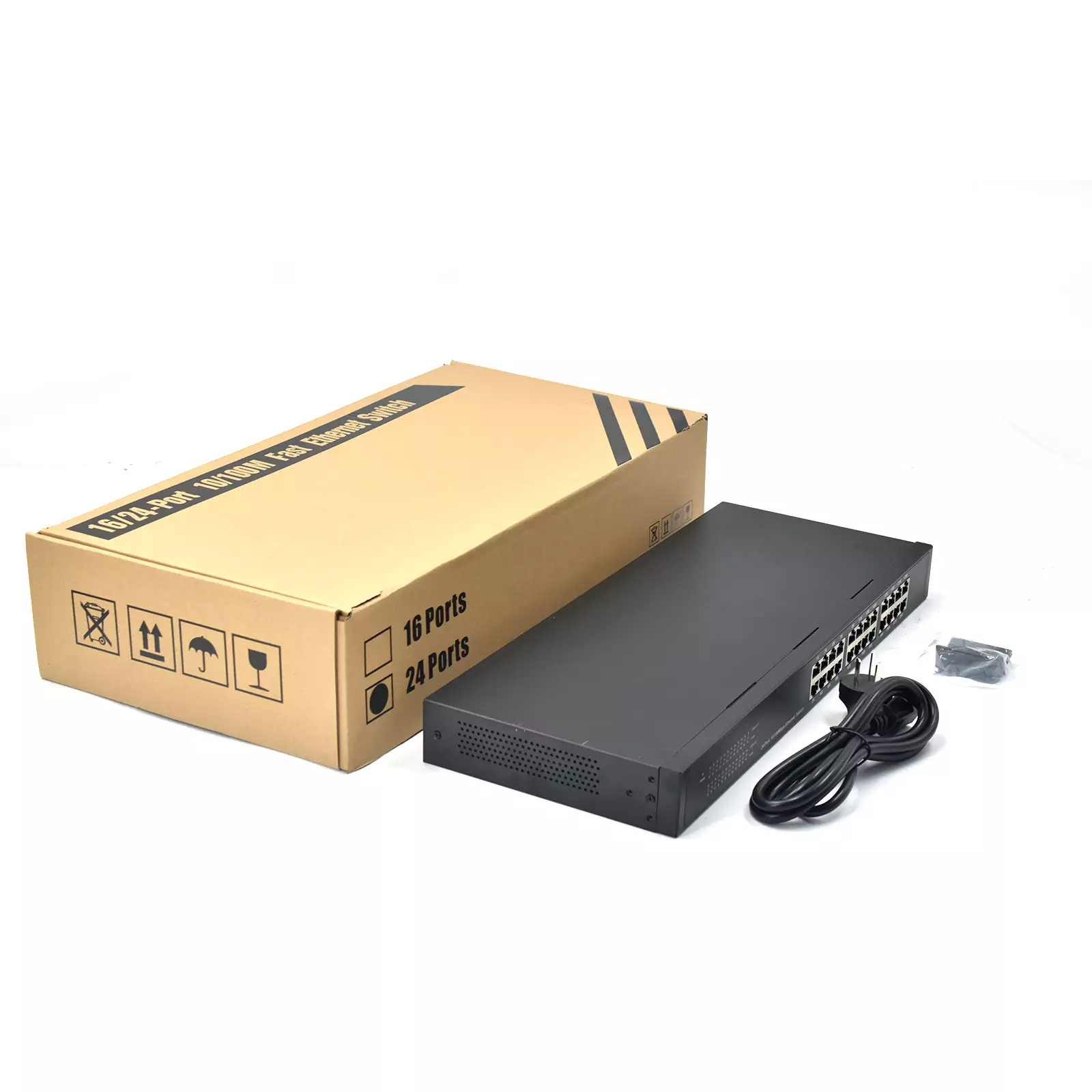 Product gallery: SF24-R | Fast ethernet 24-port Rackmount-ethernet-switch