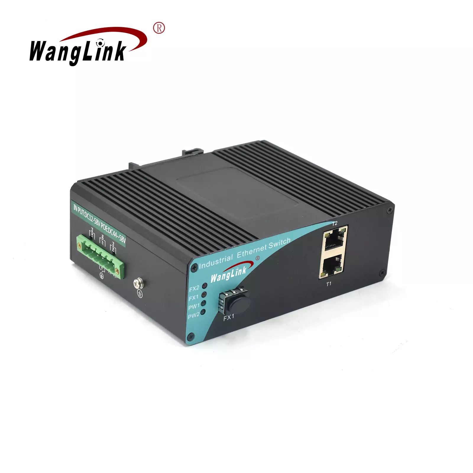 Product gallery: ISG201 | Gigabit ethernet industrial switch, 2 port 1 SFP/LC/SC/FC/ST