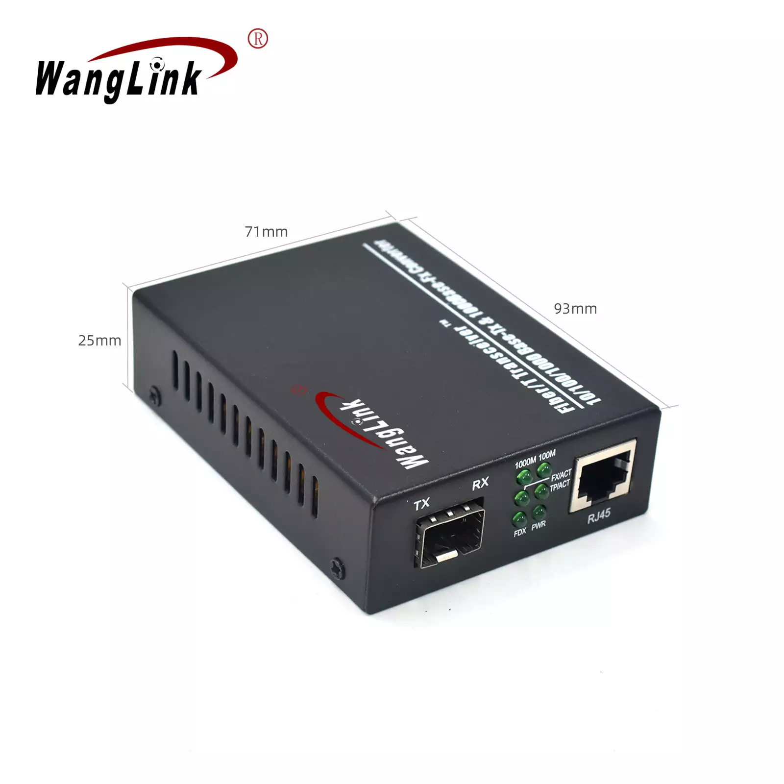 Product size: CG101 | Gigabit media Konverter Glasfaser zu ethernet 1 Port 1 SC/FC/ST/SFP
