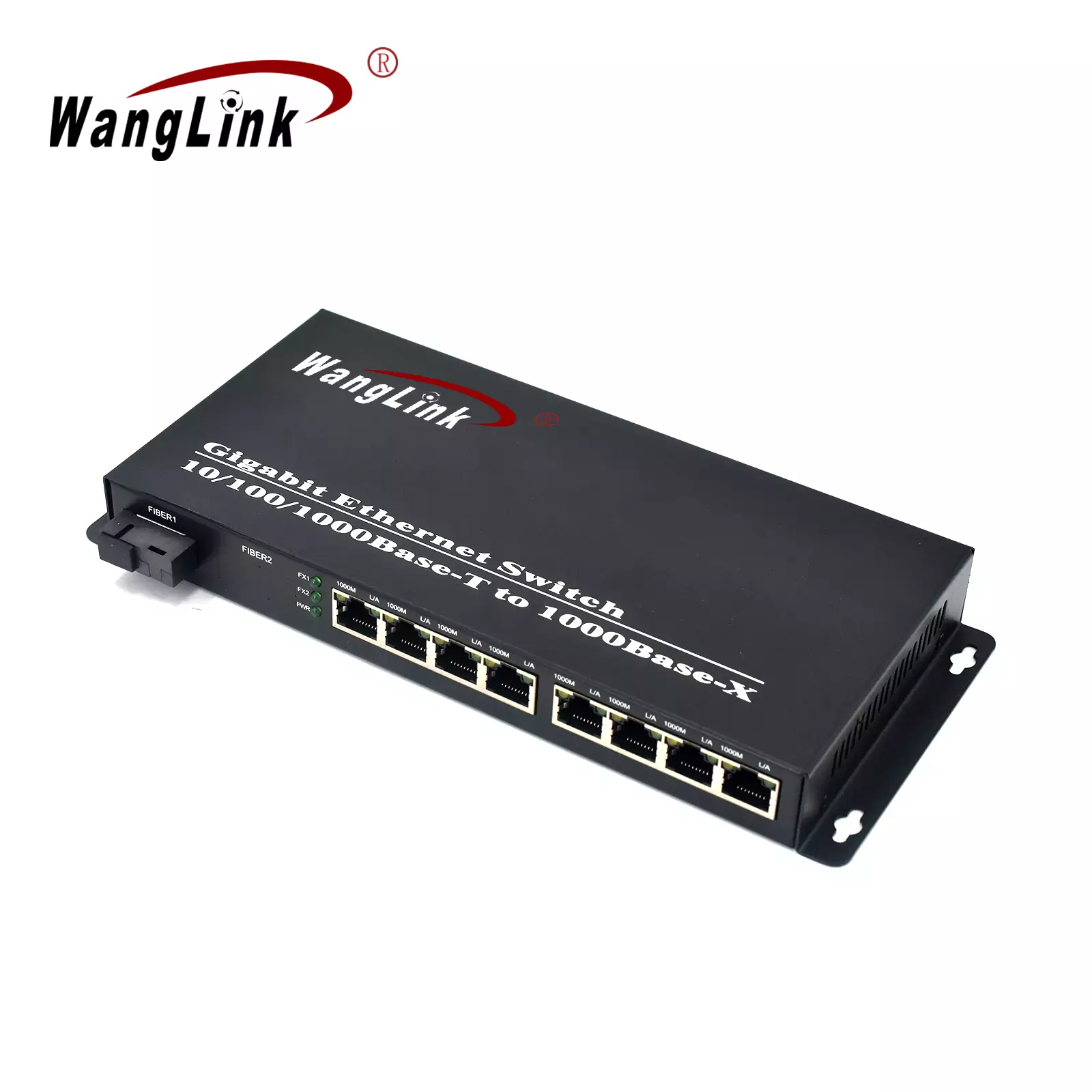 Product gallery: CG801 | Gigabit ethernet Medien Konverter fiber 8-port 1 SFP/SC/LC/FC/ST