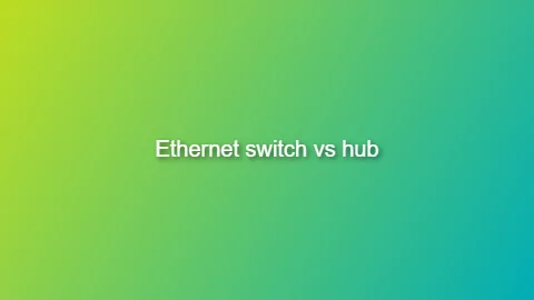 Přepínač Ethernet vs náboje