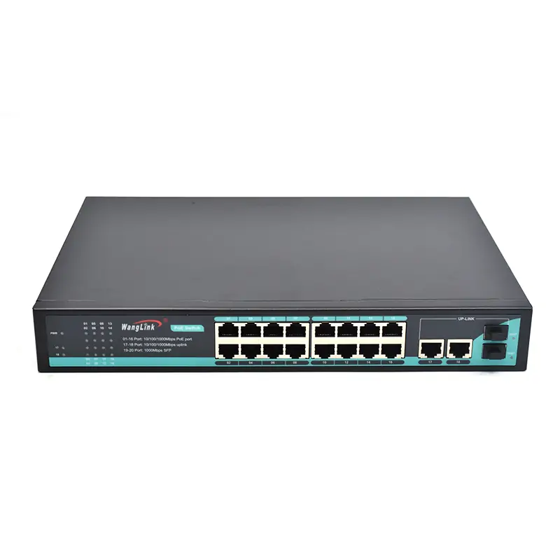 Product gallery: SG1622P | Gigabit unmanaged poe switch 16-port 2 uplink-2 sfp/lc/sc/fc/st