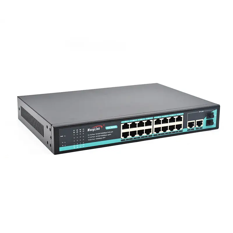 Product gallery: SG1622P | Gigabit unmanaged poe switch 16-port 2 uplink-2 sfp/lc/sc/fc/st