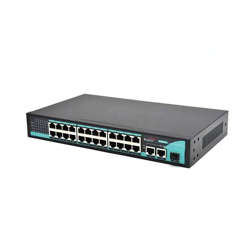 Product gallery: SL2421P | nicht verwaltete poe-switch 24-port 10/100mbps 2 Gigabit uplink 1 SFP