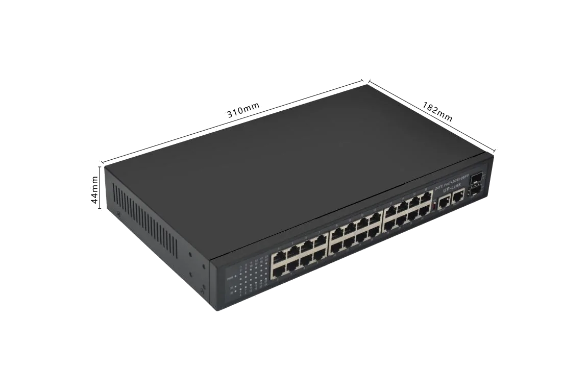Product size: SL2422P | poe-Netzwerk-switch 24-port