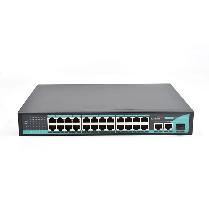 Product gallery: SG2421P | Gigabit unmanaged 24-port-poe-Netzwerk-switch 2 uplink 1 SFP