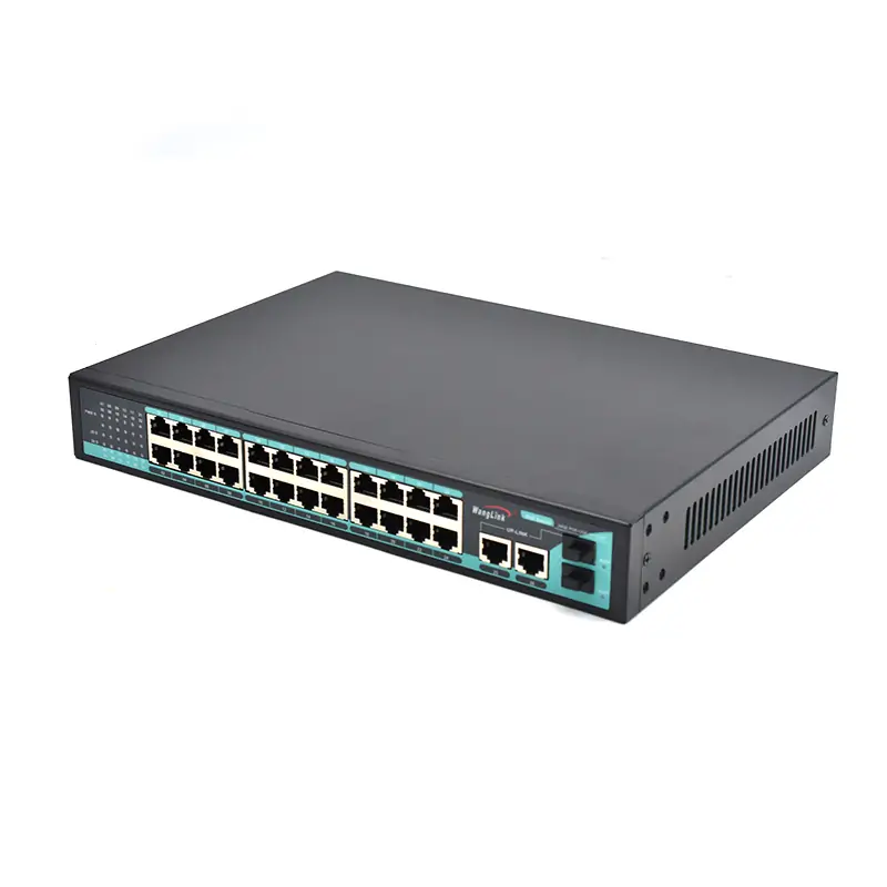 Product gallery: SG2422P | unmanaged 24-port-poe-gigabit-switch 2 uplink 2 sfp