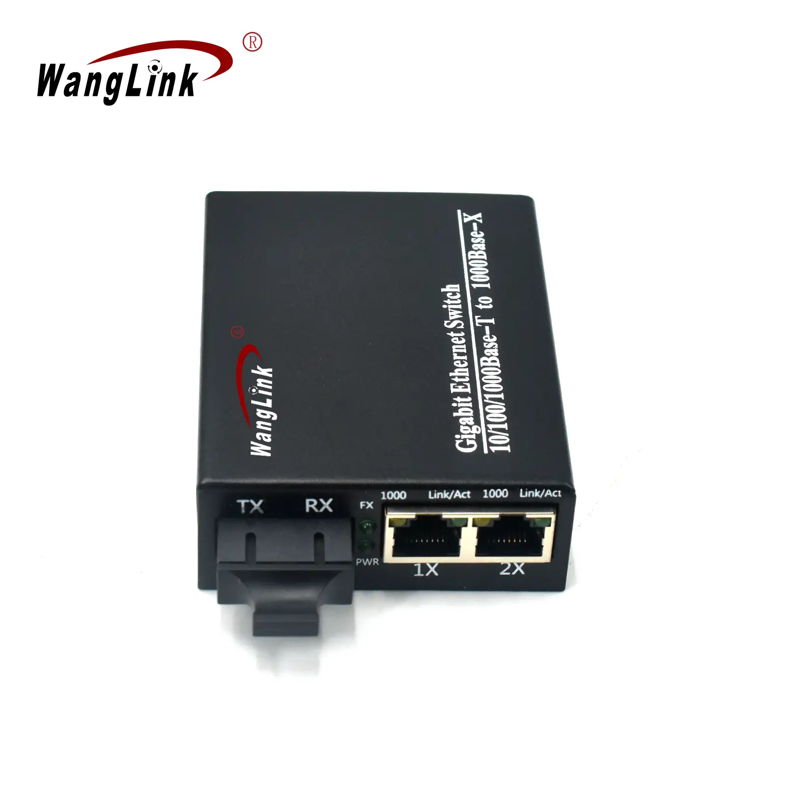 CG201 | 2 RJ45 1 SFP/SC/LC/FC/ST gigabit ethernet media converter