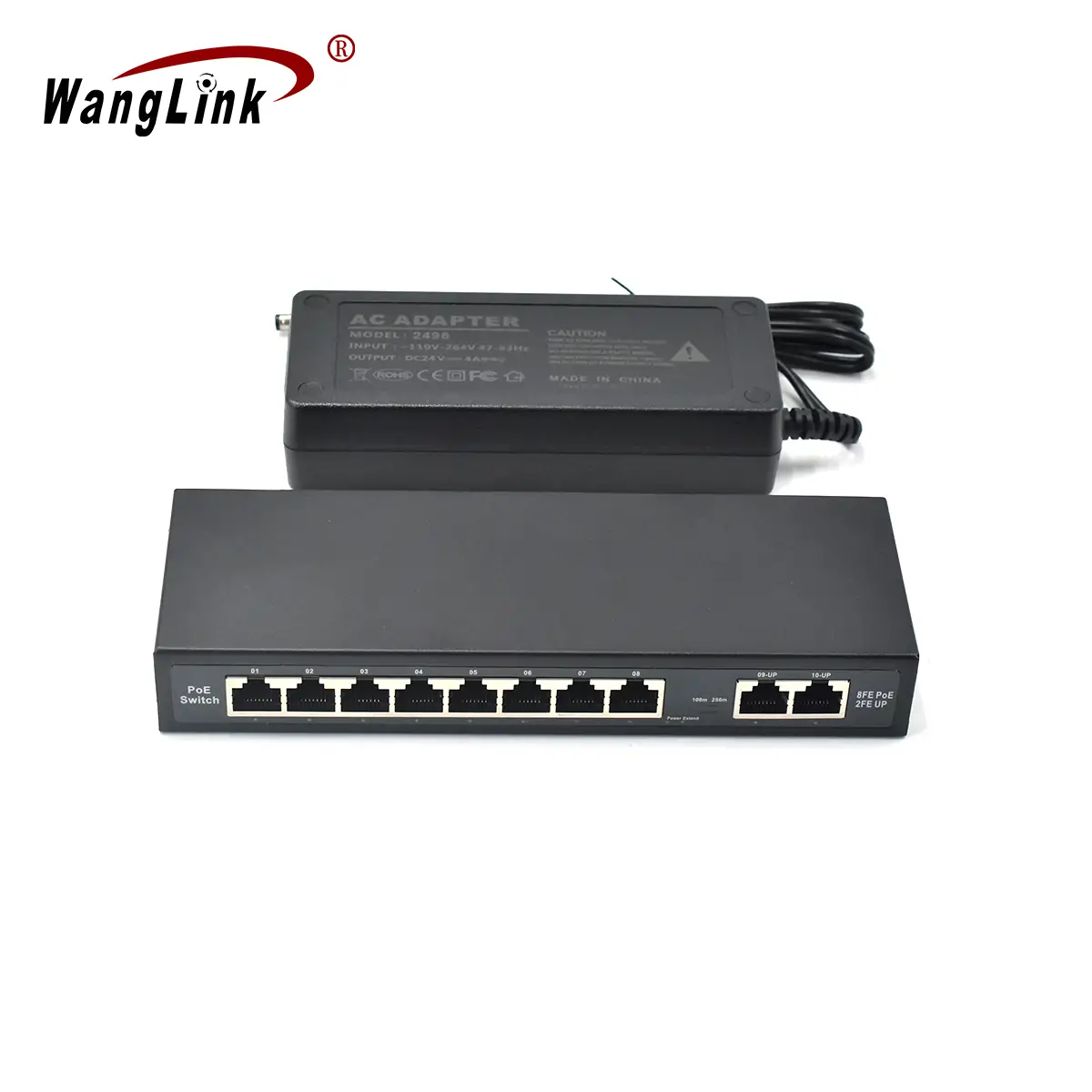 Product gallery: SF82NP | Unmanaged nicht-standard-poe-Protokoll 8-port switch mit poe 2 uplink