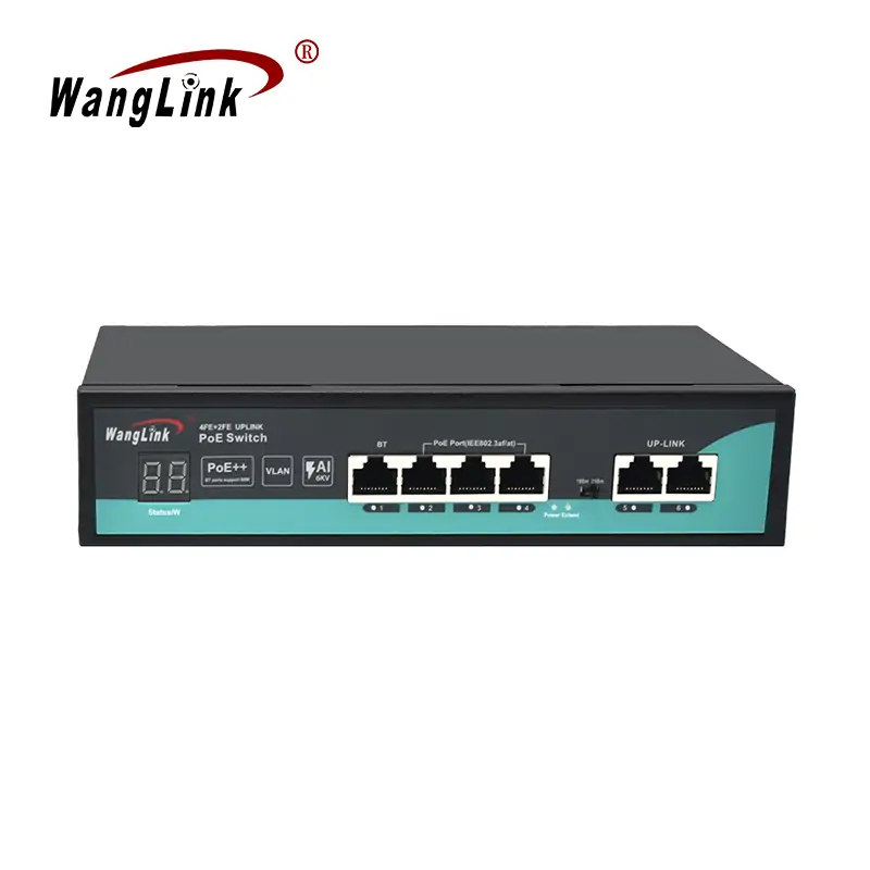Feature image: SF42P-V2 | Fast-ethernet-switch poe 4 ports mit 2 uplink