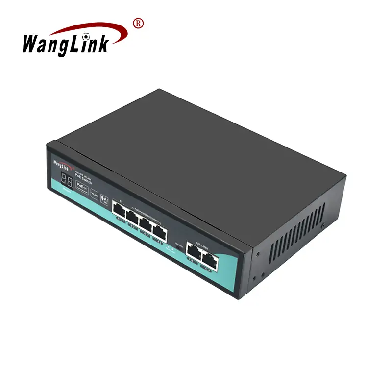 Product gallery: SF42P-V2 | Fast-ethernet-switch poe 4 ports mit 2 uplink