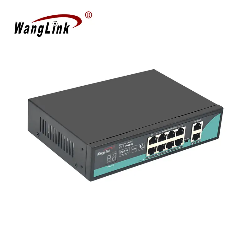 Product gallery: SG82P-V2 | Unmanaged 8-port switch poe gigabit mit 2 Uplink