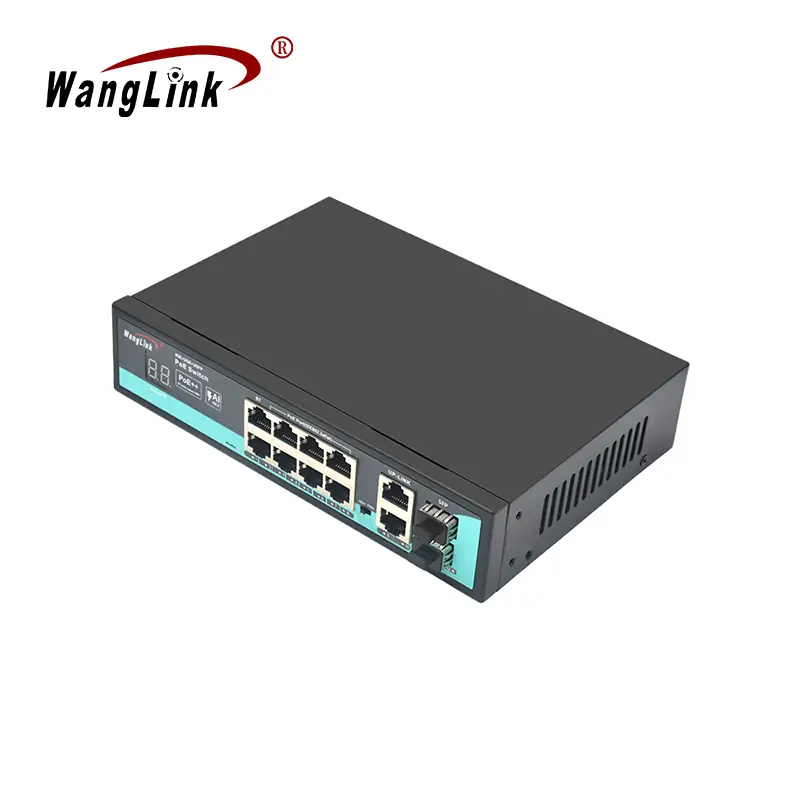 Product gallery: SG822P-V2 | nicht verwaltete poe-switch gigabit 8-port 2 Uplink 2 SFP