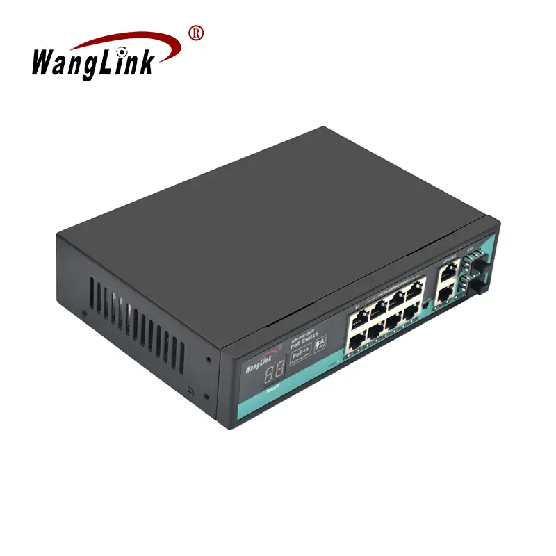 Product gallery: SG822P-V2 | nicht verwaltete poe-switch gigabit 8-port 2 Uplink 2 SFP