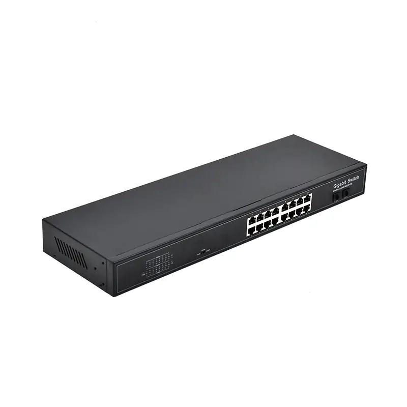 Product gallery: SG1602-R | Unmanaged ethernet switch gigabit 16-port 2 SFP