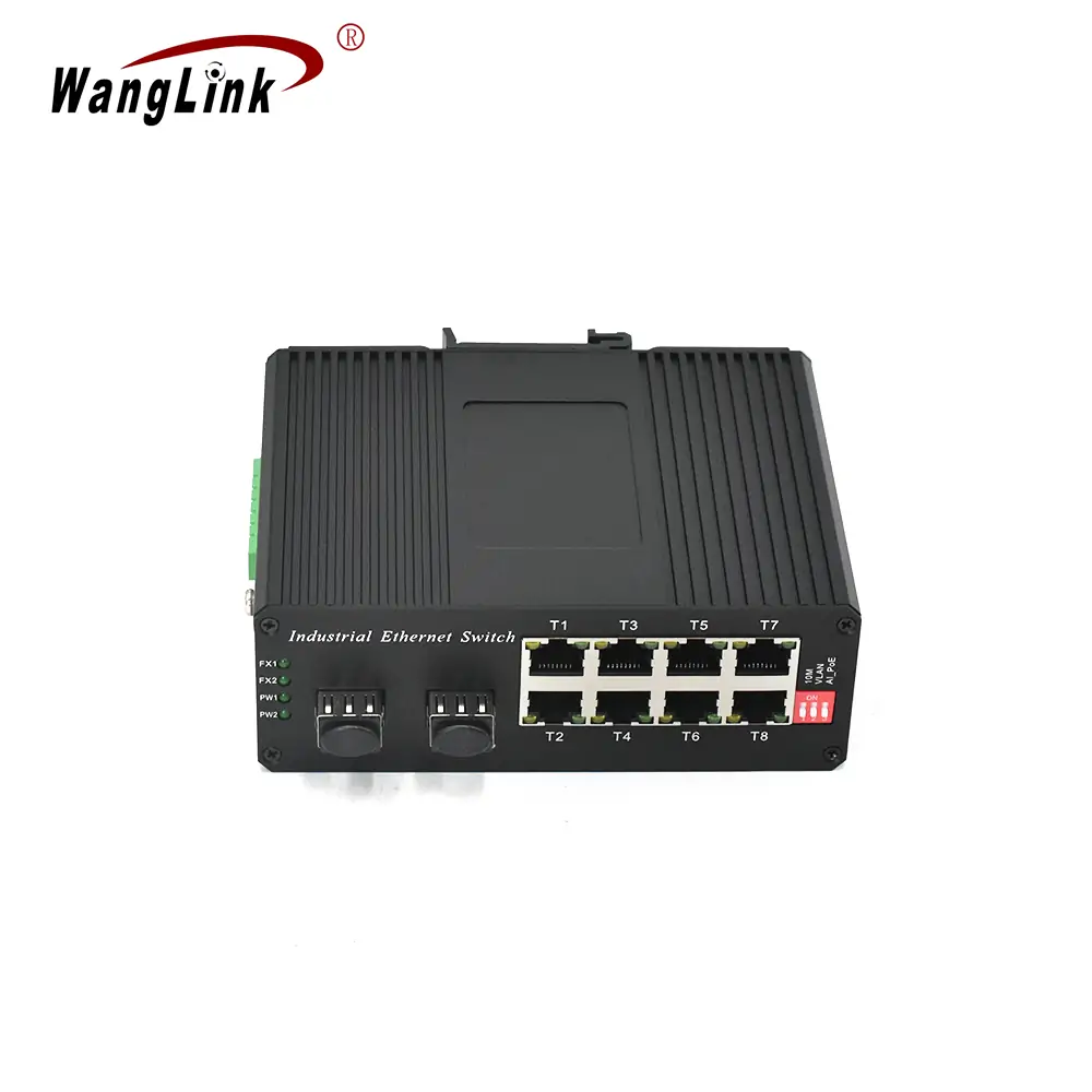Product gallery: ISL802P | Industriellen Fast ethernet din-rail switch poe 8 Port mit Gigabit 2 SFP